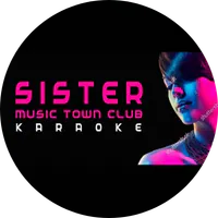 New Circular profile logo graphic for Sister Music Town Club at Sister Karaoke, a Karaoke bar in Buena Park